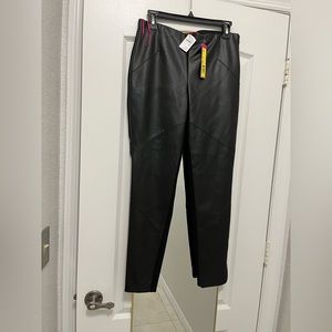 New with Tags Catherine Malandrino Faux Leather Pants Size 8